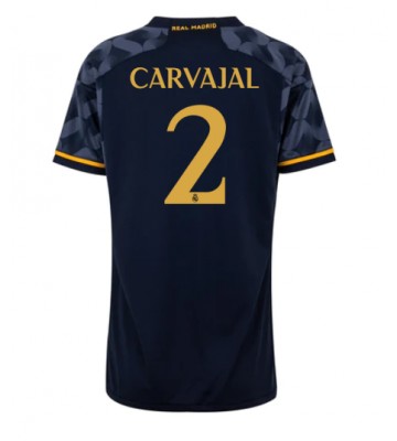 Maillot de foot Real Madrid Daniel Carvajal #2 Extérieur Femmes 2023-24 Manches Courte
